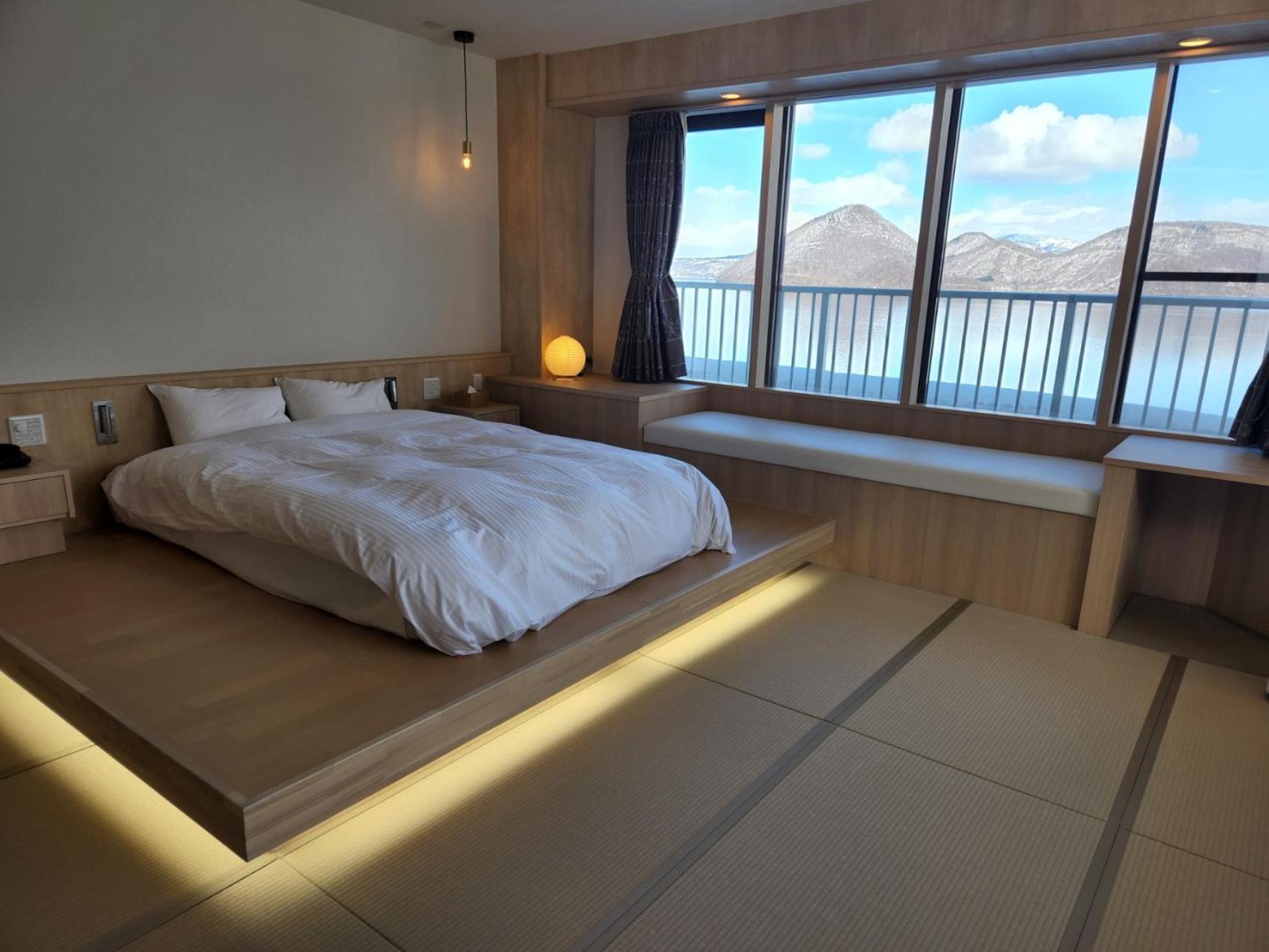 Toya-onsen Hotel Hanabi Toyako Dış mekan fotoğraf